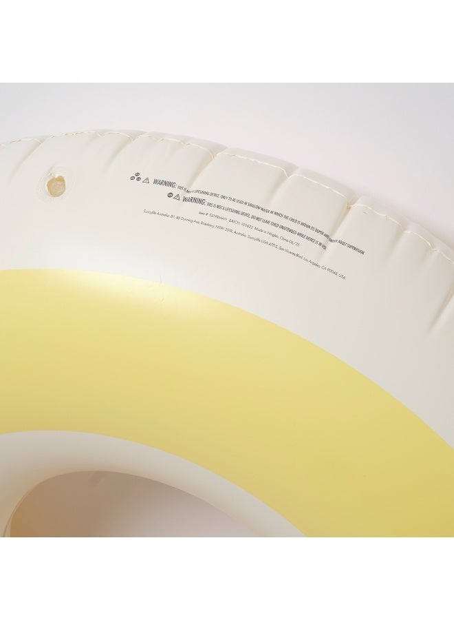 Sunnylife Tube Pool Ring Butter – Fun Inflatable Kids Pool Ring, Safe Summer Float for Toddlers & Children, Easy to Use Water Ring for Pool and Backyard Play - Image 4